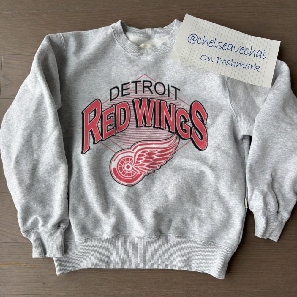 Vintage Detroit Red Wings Hockey Shirt, Detroit Red Wings NHL Unisex Shirt Tee
